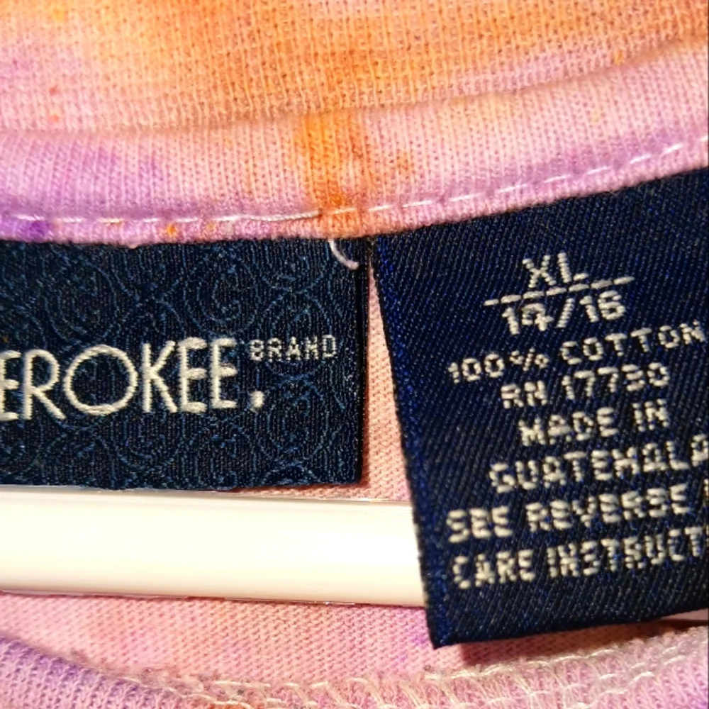 Cherokee Long Sleeve Tiedye T-shirt - Picture 3 of 3